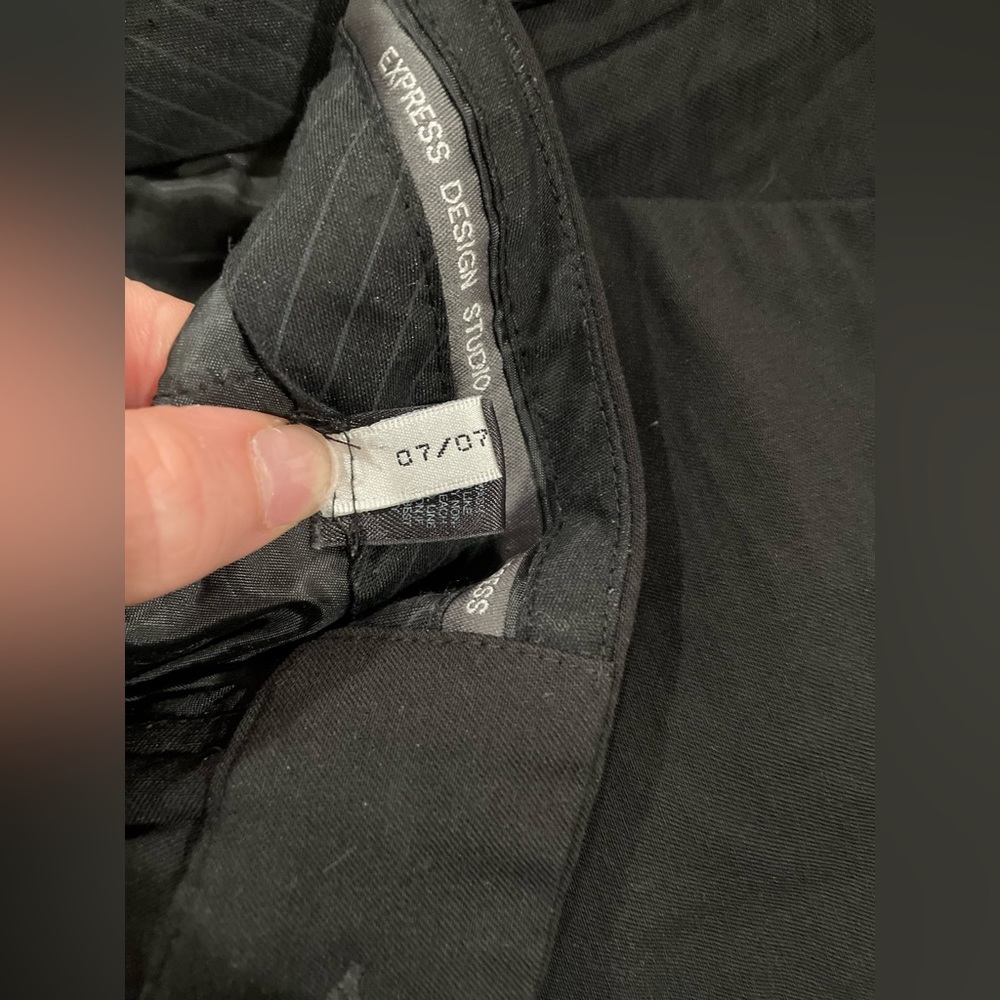 {Express} black Editor Pants Size 6L - Picture 4 of 5